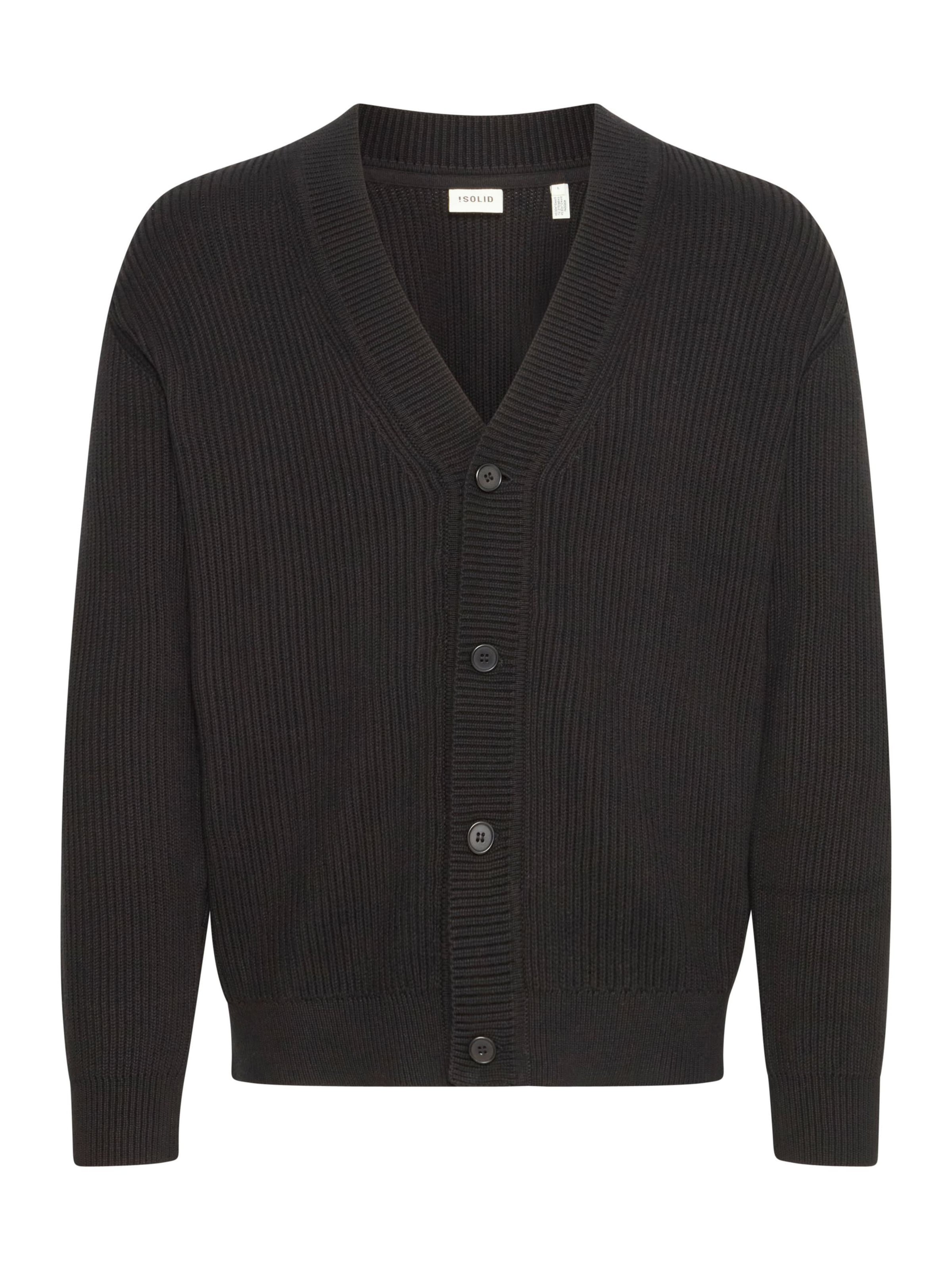 Giacchetta di !Solid in nero: frontale