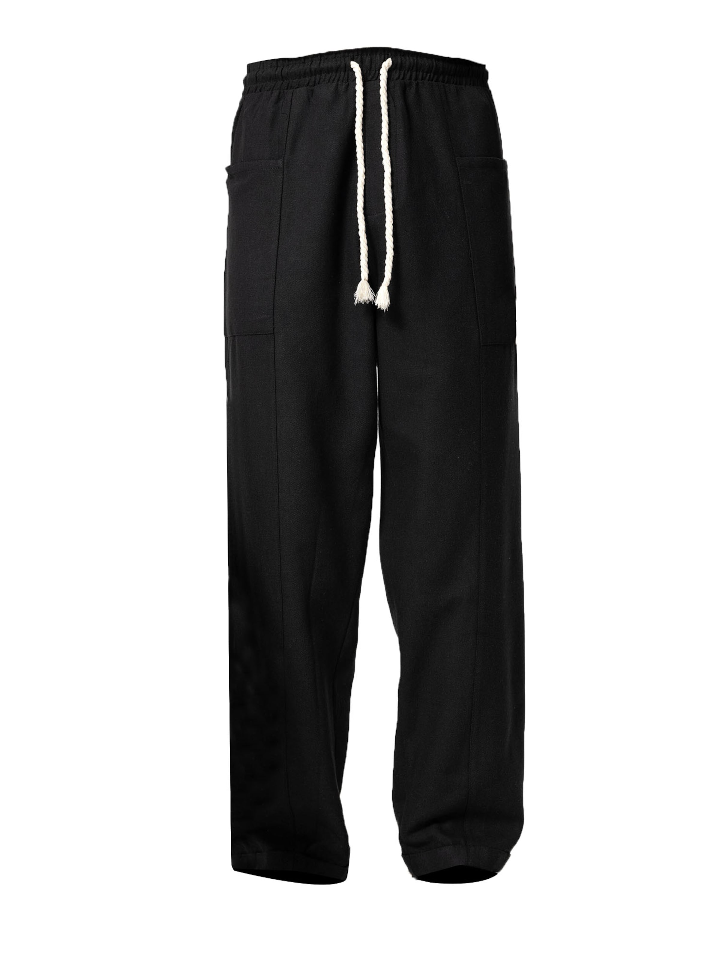 Loosefit Pantalon VAMOS CLO en noir : devant