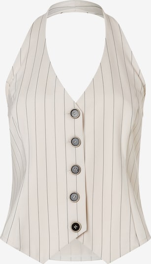 Ana Alcazar Weste 'Zassa' in schwarz / wollweiß, Produktansicht