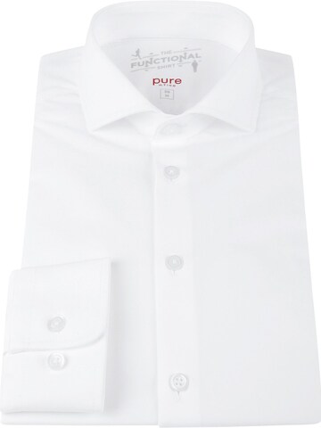 PURE Slim fit Button Up Shirt in White