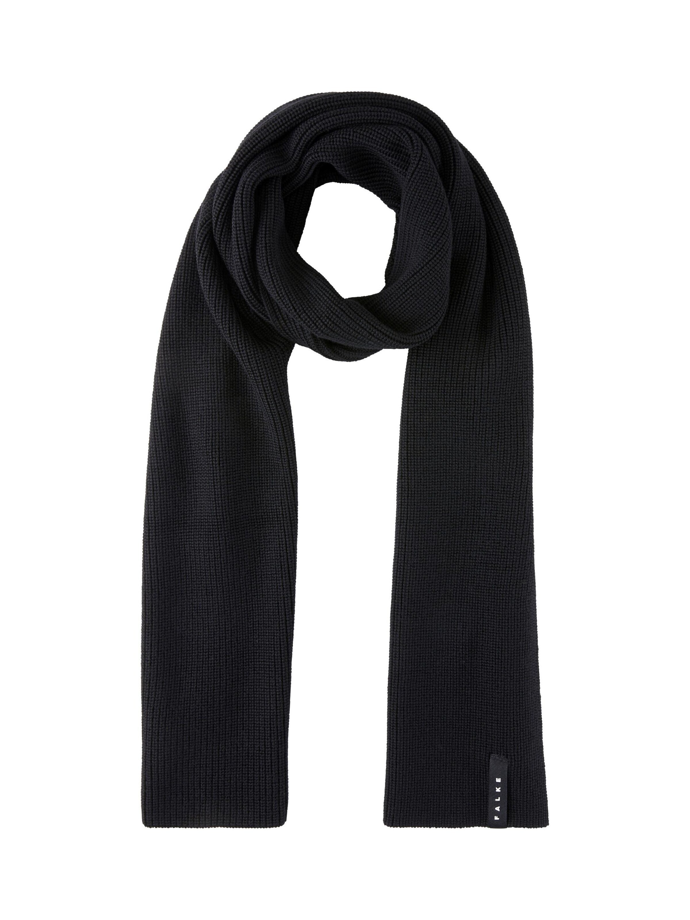 FALKE Scarf in Black: front
