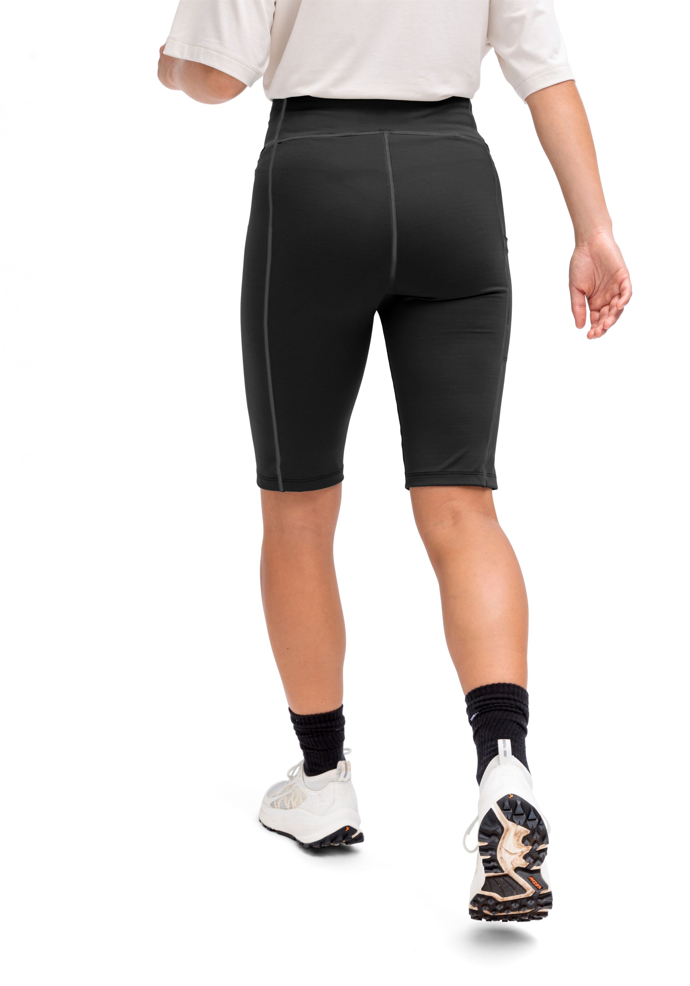 Maier Sports Skinny Workout Pants in Black