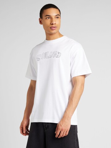 T-Shirt 'Kai Roberta' Soulland en blanc : devant
