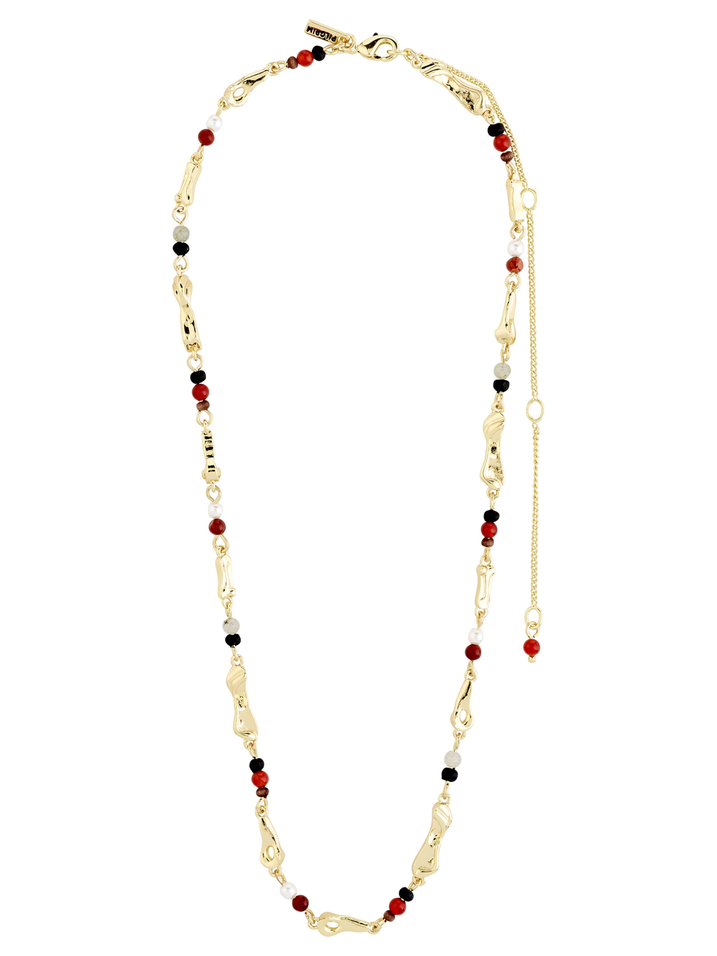 Pilgrim Kette 'Dawn' in braun / gold / rot / schwarz / weiß, Produktansicht