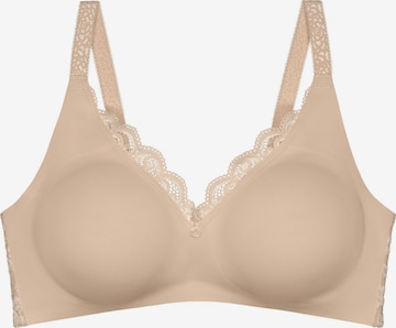 TRIUMPH Bügelloser BH ' Red Label Amourette ' in Beige: Vorderseite