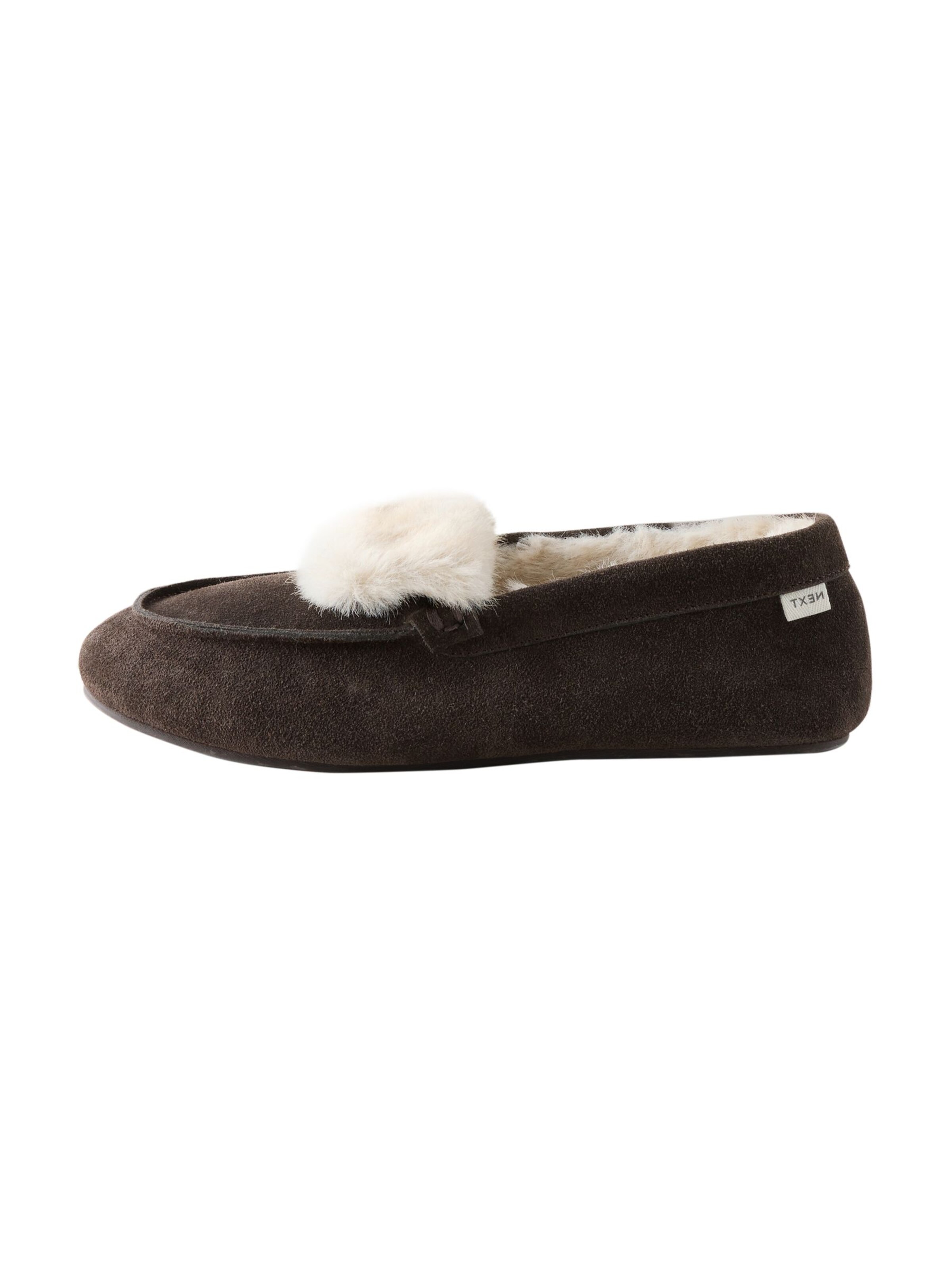 Next - Mocasines en marrón: frente