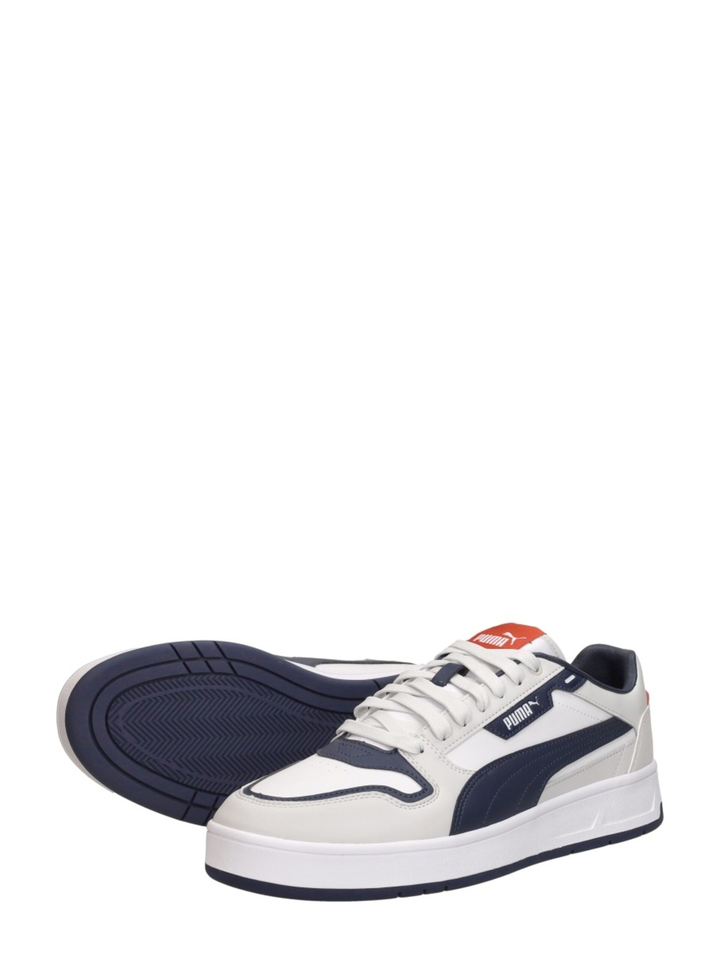 Baskets basses 'Court Classic Street' PUMA en blanc