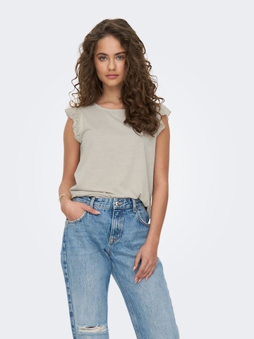 ONLY Shirt in Grau: Vorderseite
