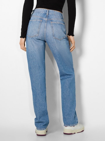 Bershka regular Jeans i blå