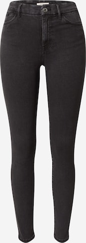 Lindex Skinny Jeans 'Clara' in Zwart: voorkant