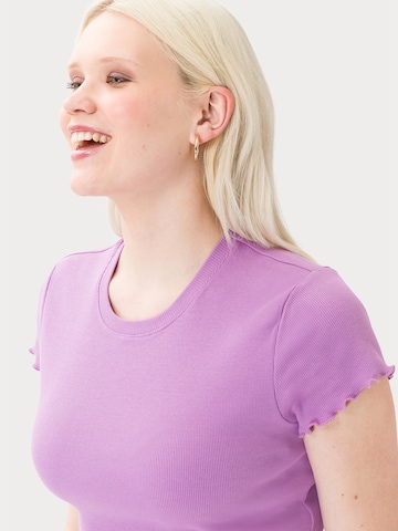 T-shirt 'April' Les Lunes en violet