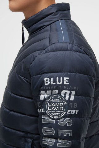 CAMP DAVID Talvitakki värissä sininen: etupuoli