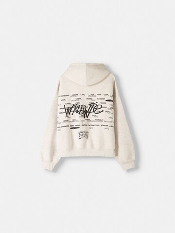 BershkaSweater majica - siva boja