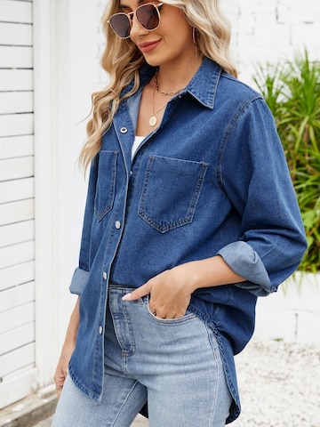 Yesfashion Bluse‌‌‌‌‌‌ in Blau