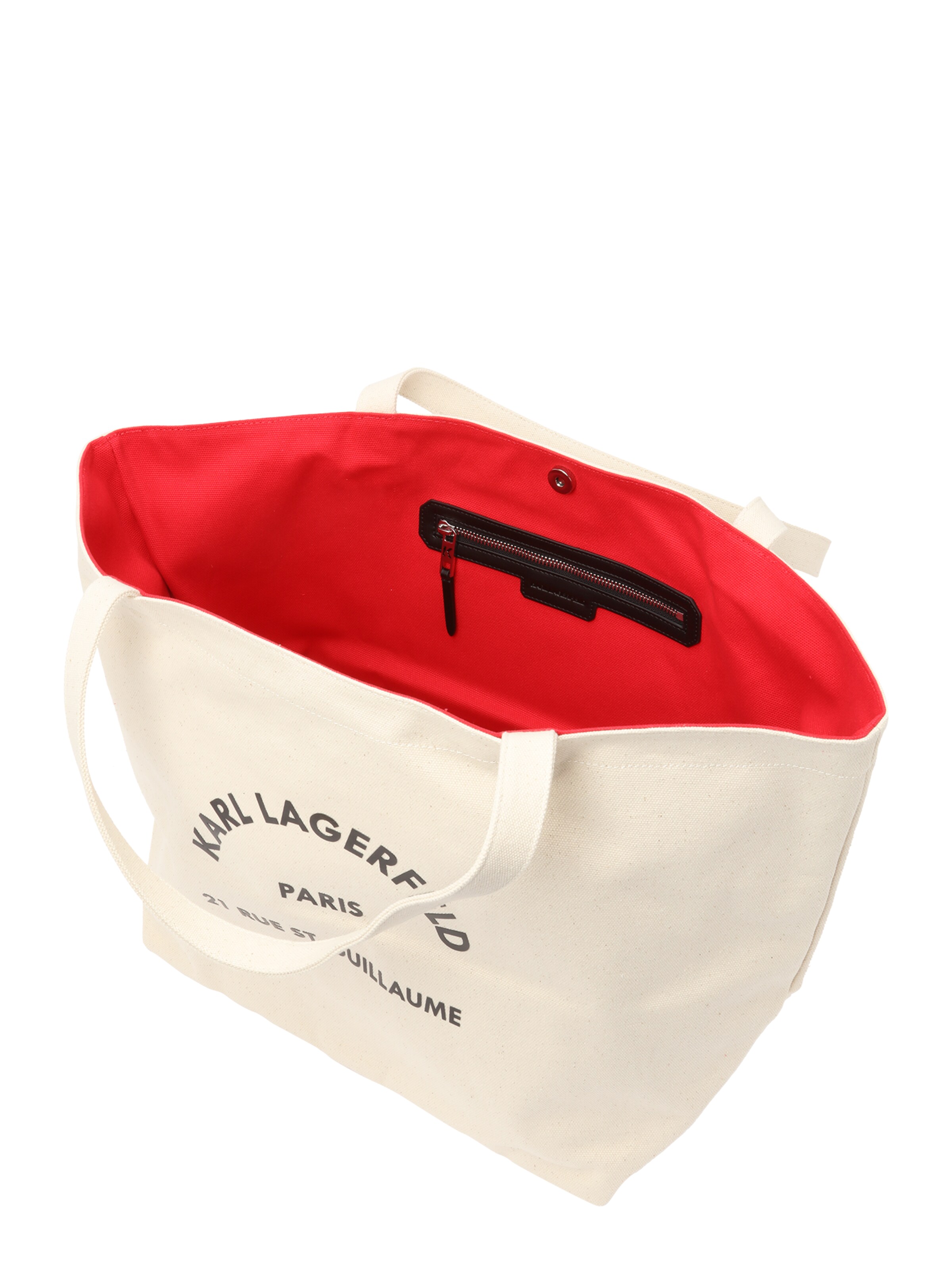 Karl Lagerfeld - Shopper 'Rue St-Guillaume' en blanco