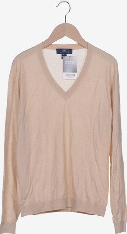 GOBI Cashmere Sweater & Cardigan in XL in Beige: front