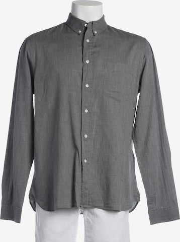 Sandro Freizeithemd / Shirt / Polohemd langarm XL in Grau: Vorderseite