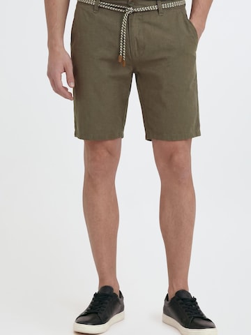 BLEND - Regular Calças chino em verde: frente