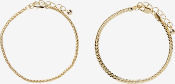 PIECES - Pulseira 'ILINA' em ouro: frente