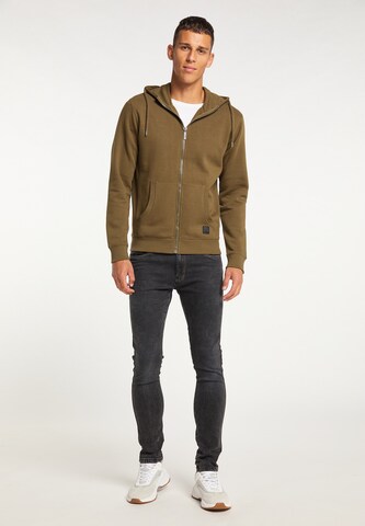 MO Zip-Up Hoodie in Green