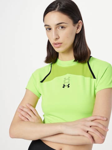 UNDER ARMOUR Functioneel shirt 'Run Anywhere' in Geel