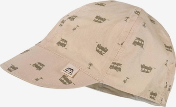 MAXIMO Beanie ' BUS ' in Beige: front