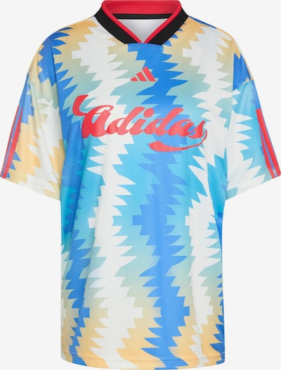 ADIDAS SPORTSWEAR Tehnička sportska majica 'TIRO' u azur / žuta / crvena / bijela, Pregled proizvoda