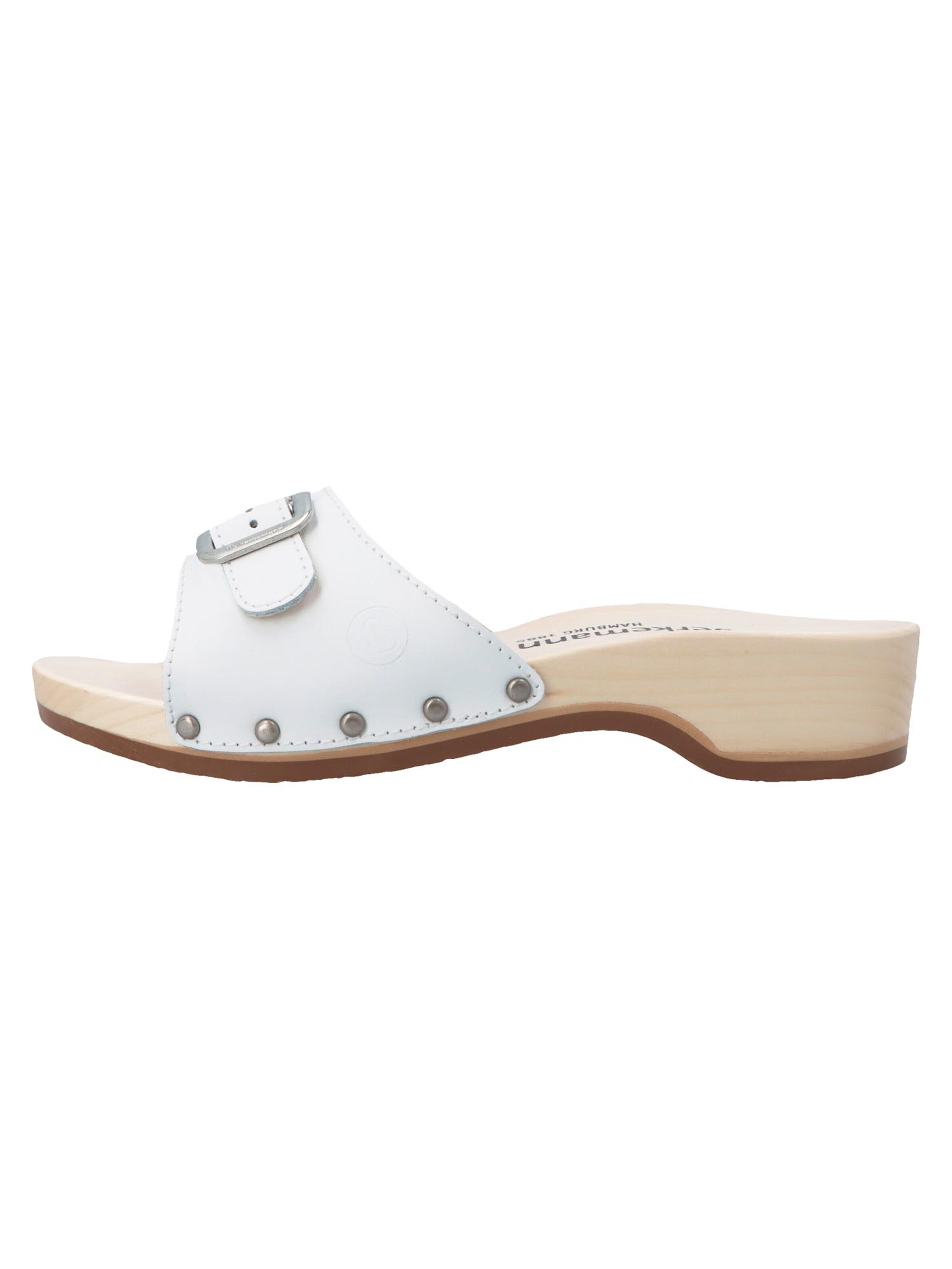 BERKEMANN Mules 'Hamburg' in White: front