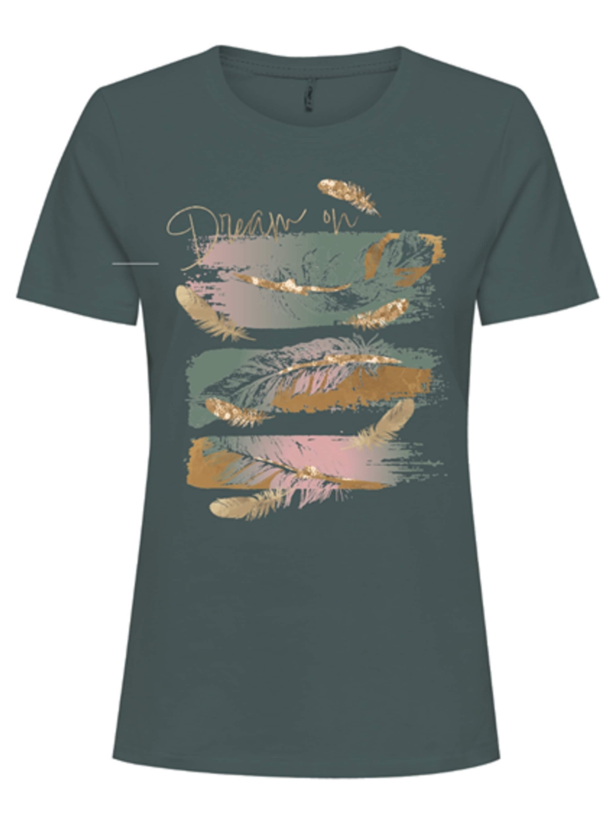 ONLY Μπλουζάκι 'ONLKITA' σε πράσινο: μπροστά