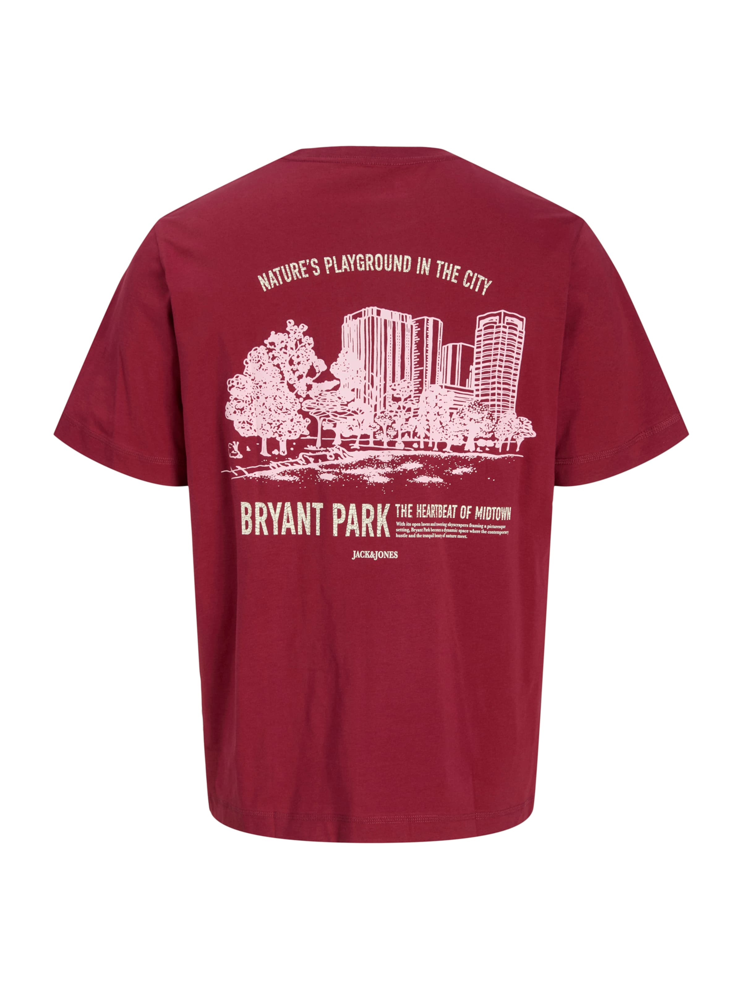 JACK & JONES Shirt 'JORYork' in Rood