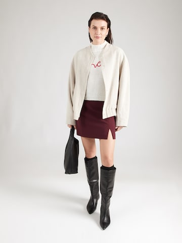 balta PIECES Megztinis 'PCJESSA'