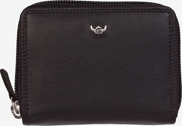 GOLDEN HEAD Wallet 'Polo' in Black: front