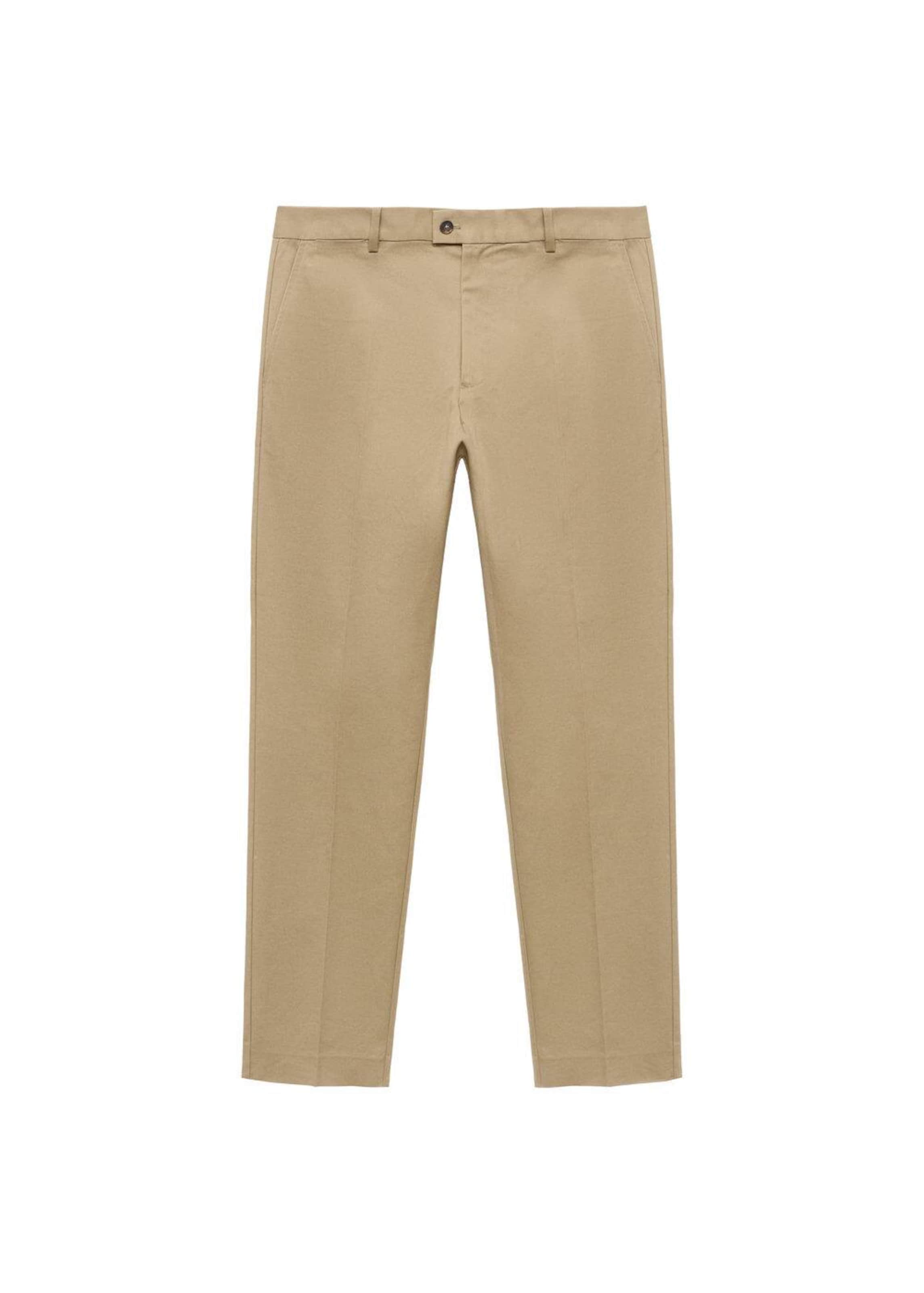 MANGO MAN Regular Hose 'Nicco' in Beige: Vorderseite