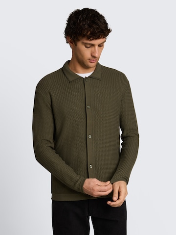 Vestes en maille TOM TAILOR DENIM en vert : devant
