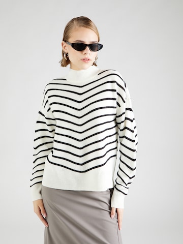 VILA Sweter 'ALINA' w kolorze biały: przód