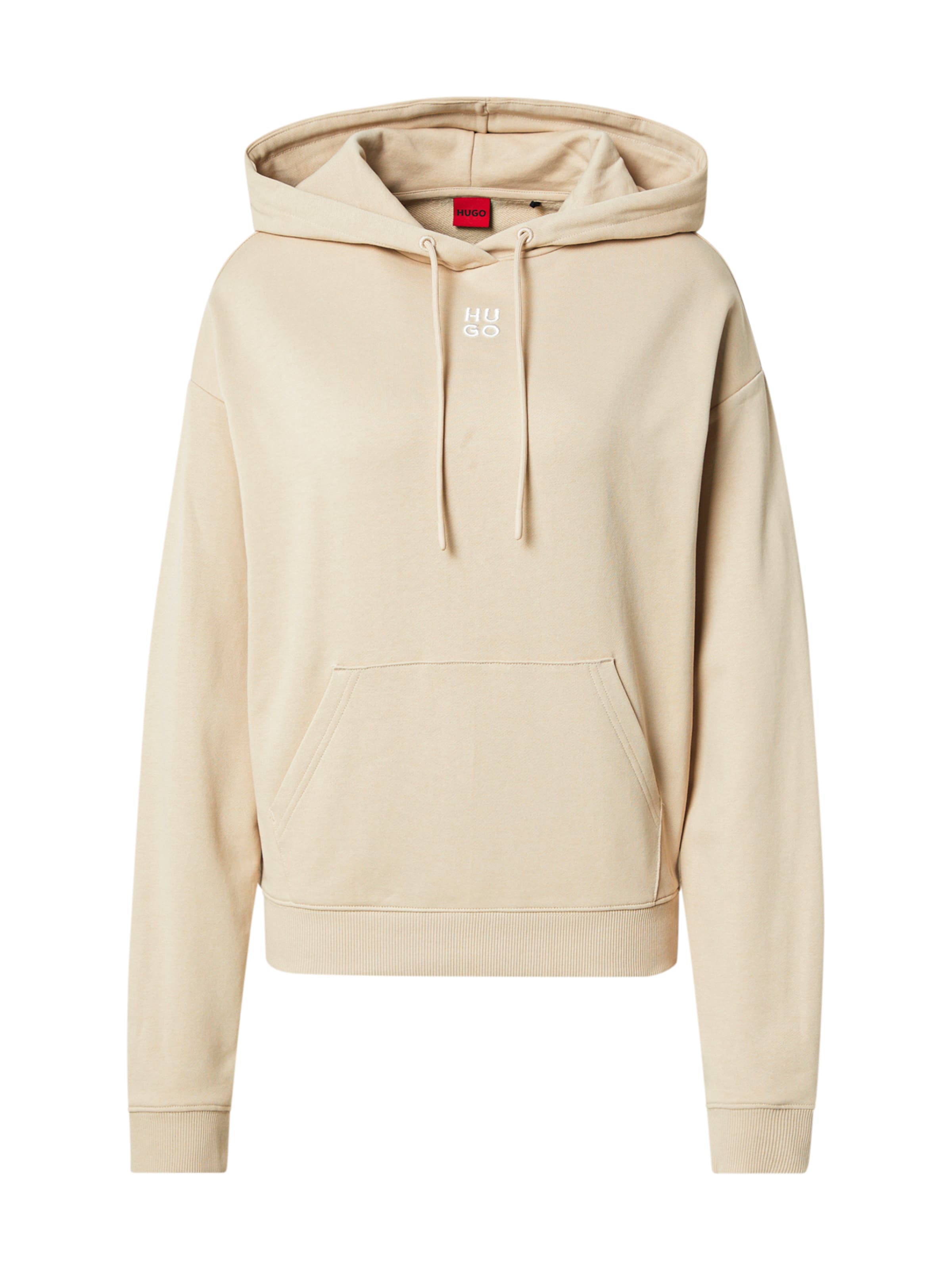 HUGO Μπλούζα φούτερ 'Delfinia' σε μπεζ: μπροστά