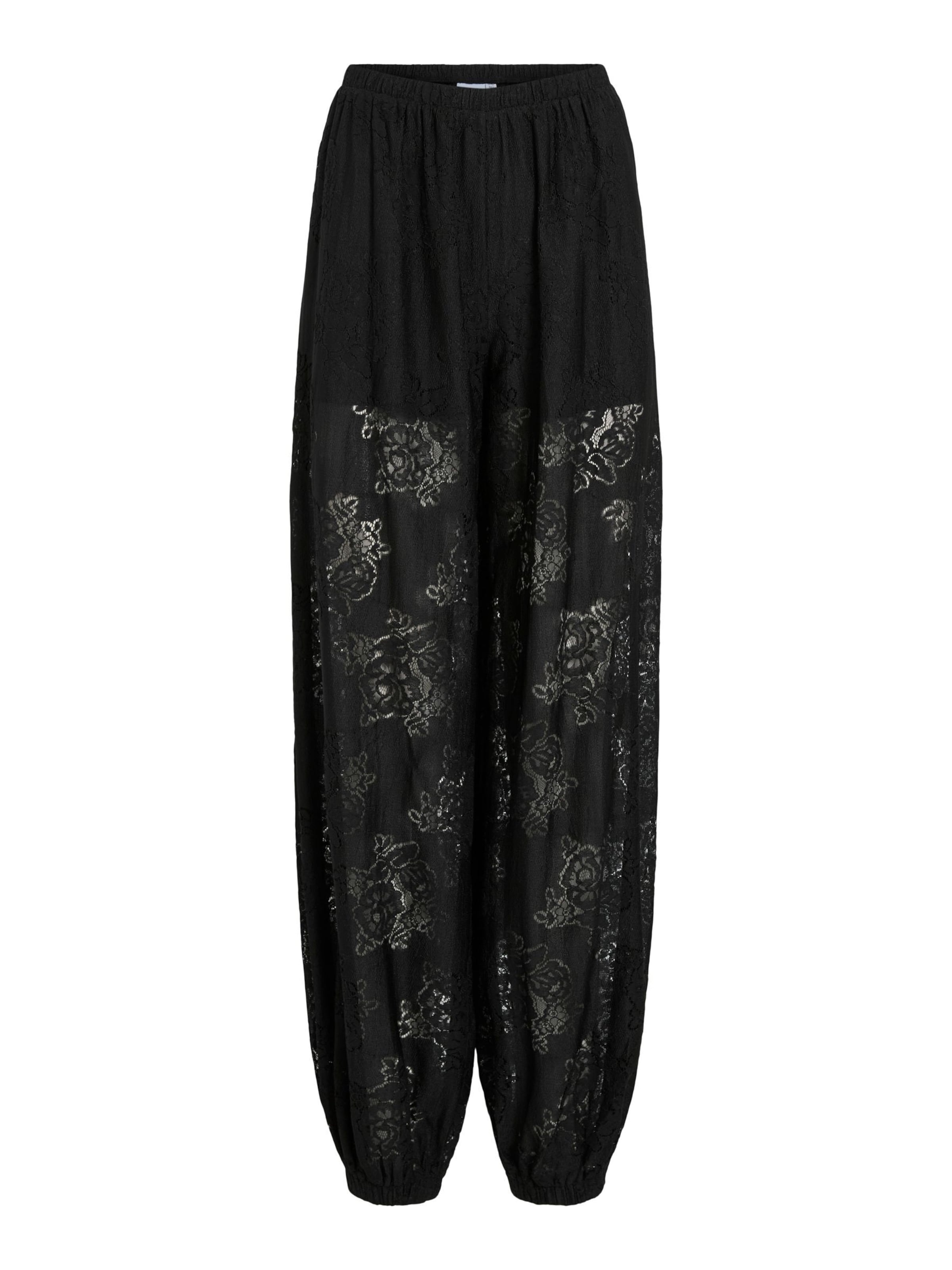 VILA Tapered Harem trousers 'VILala' in Black: front