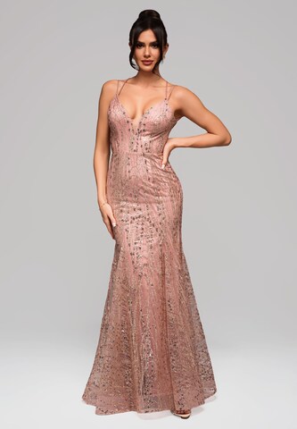 Robe de soirée Ombre en rose