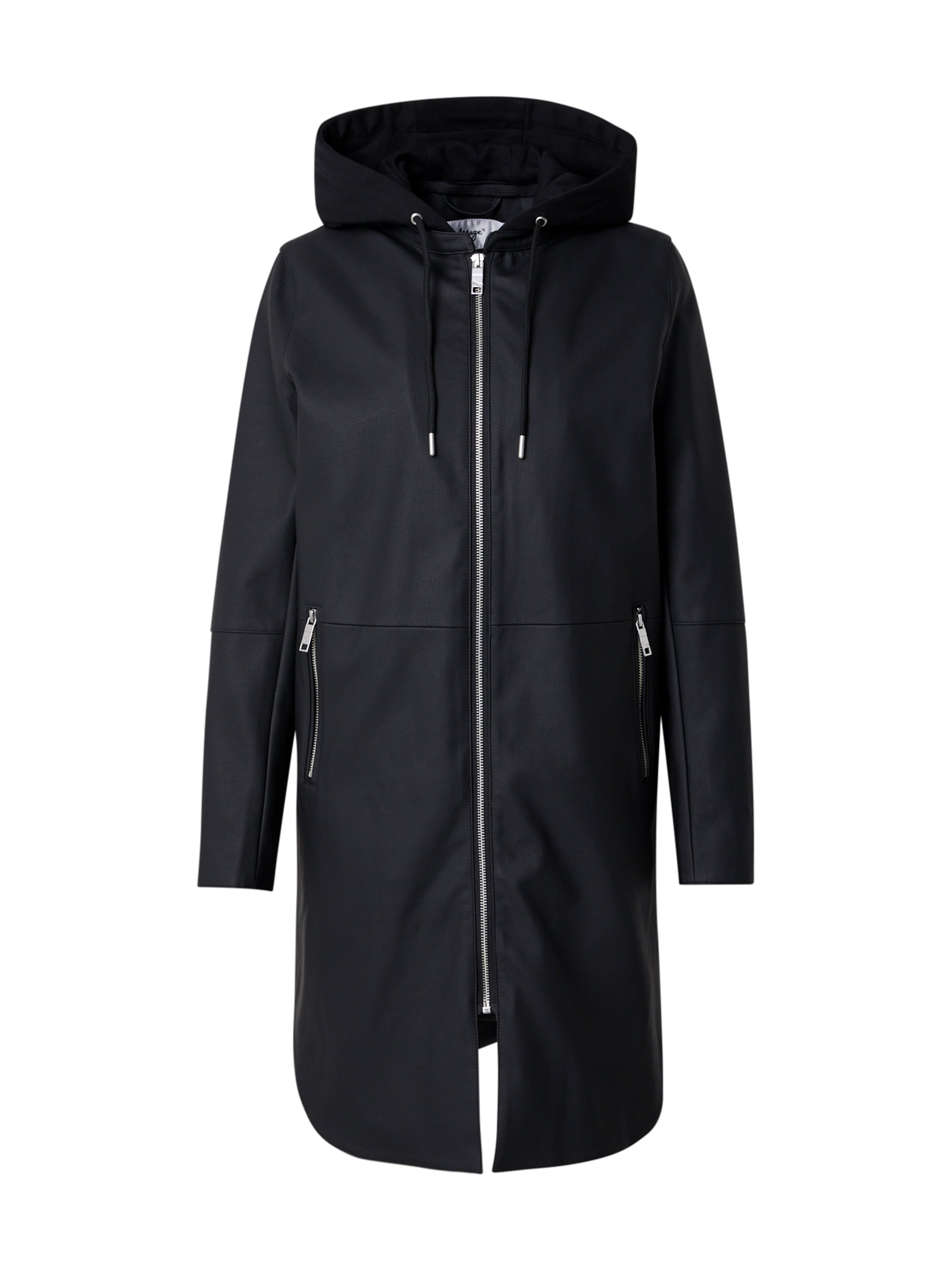 Maze - Abrigo de entretiempo en negro: frente