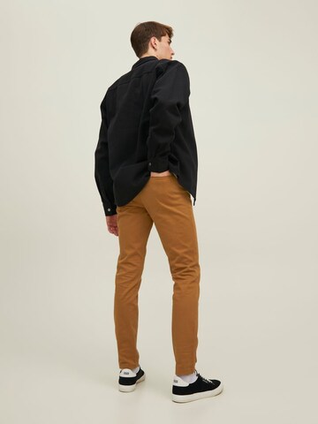 JACK & JONES Regular Chino 'Marco' in Bruin