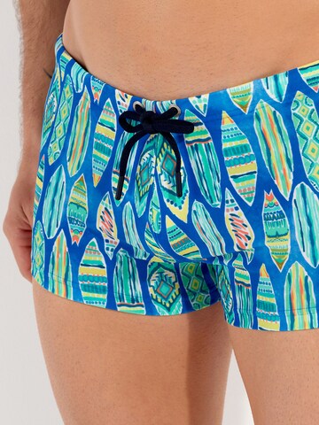 HOM Badehose ' Swim Shorts Marbella ' in Blau