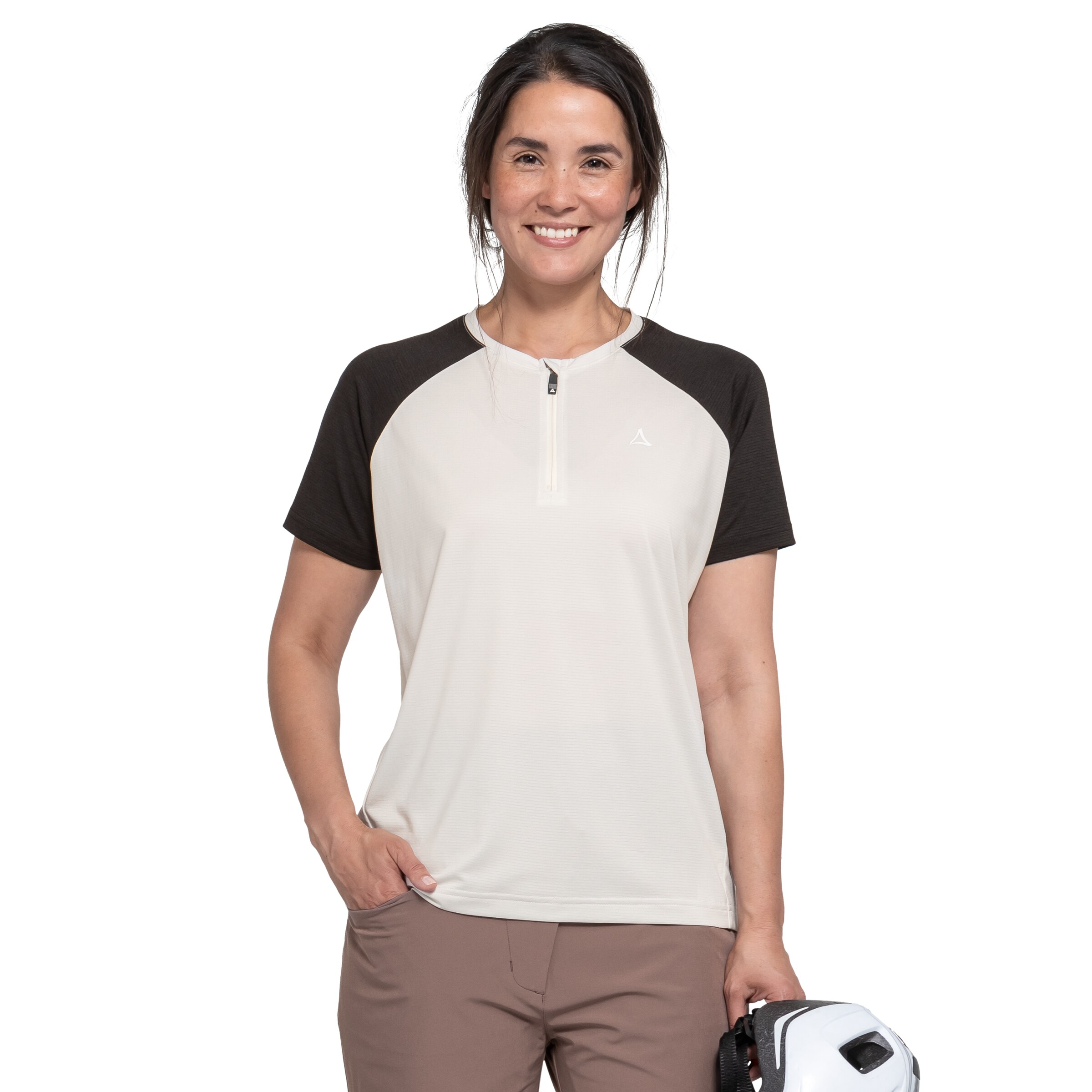 Schöffel Funktionsshirt 'Wetluga' in Weiß: Vorderseite