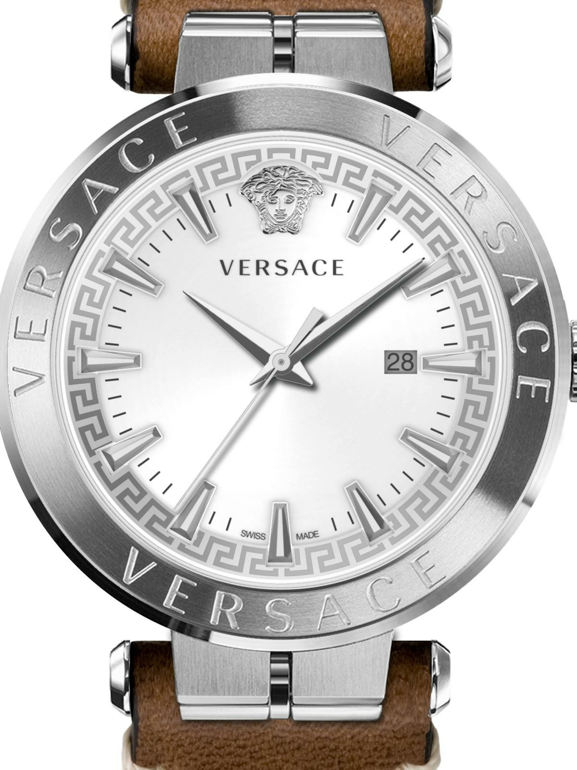 VERSACE Analoog horloge 'Aion' in Zilver