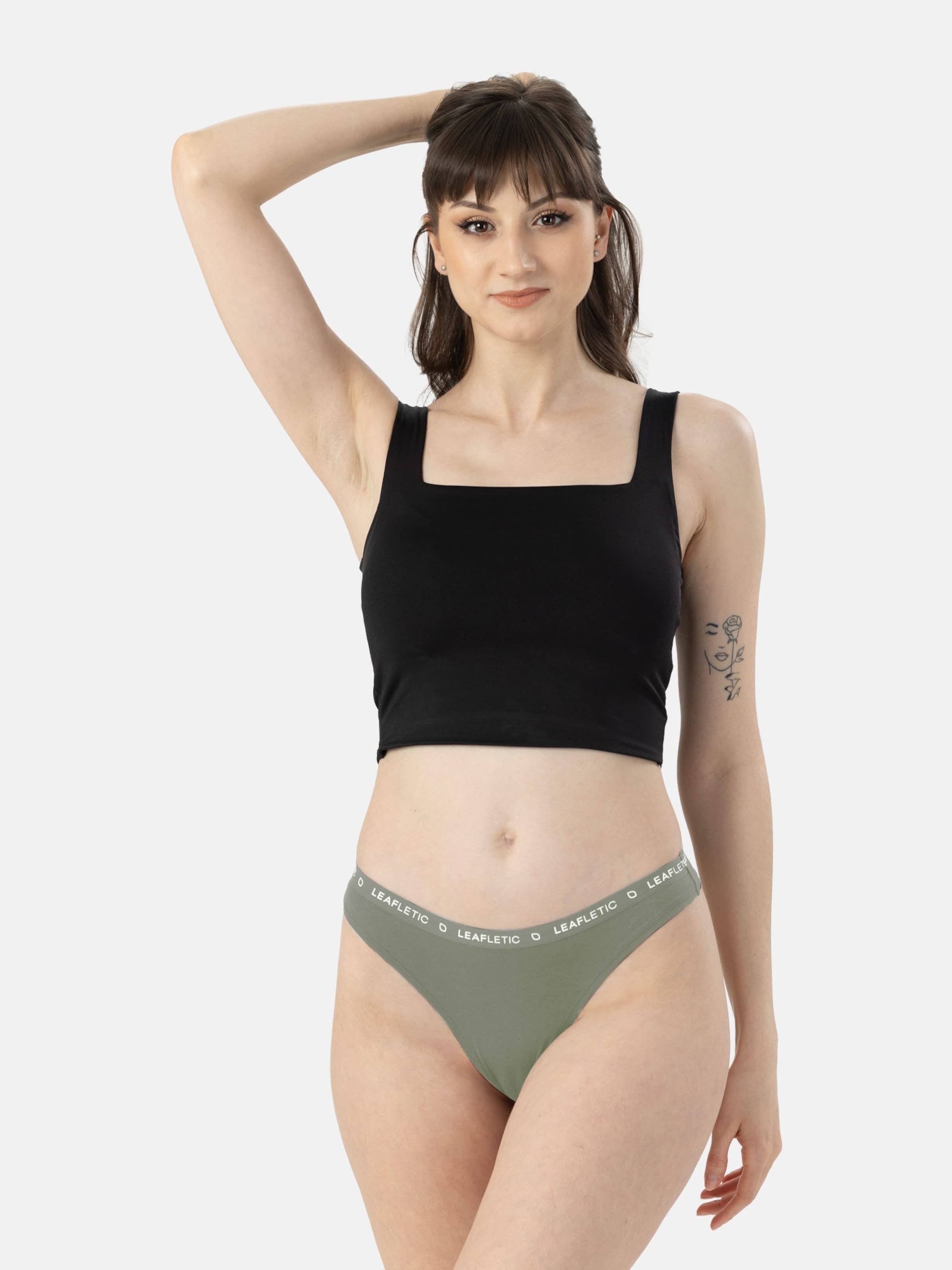 LEAFLETIC Broekje 'Leafletic Women’s Mid Rise Brazilian' in Gemengde kleuren