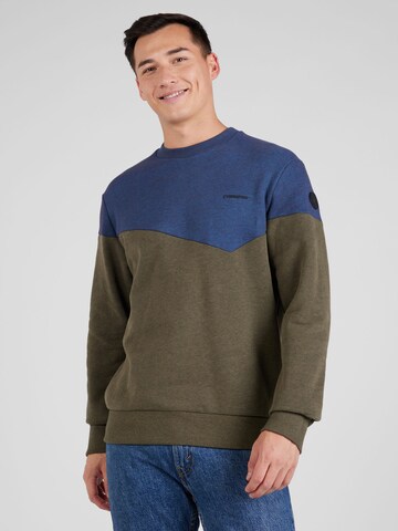 Ragwear Sweatshirt 'Dotie' in Green: front
