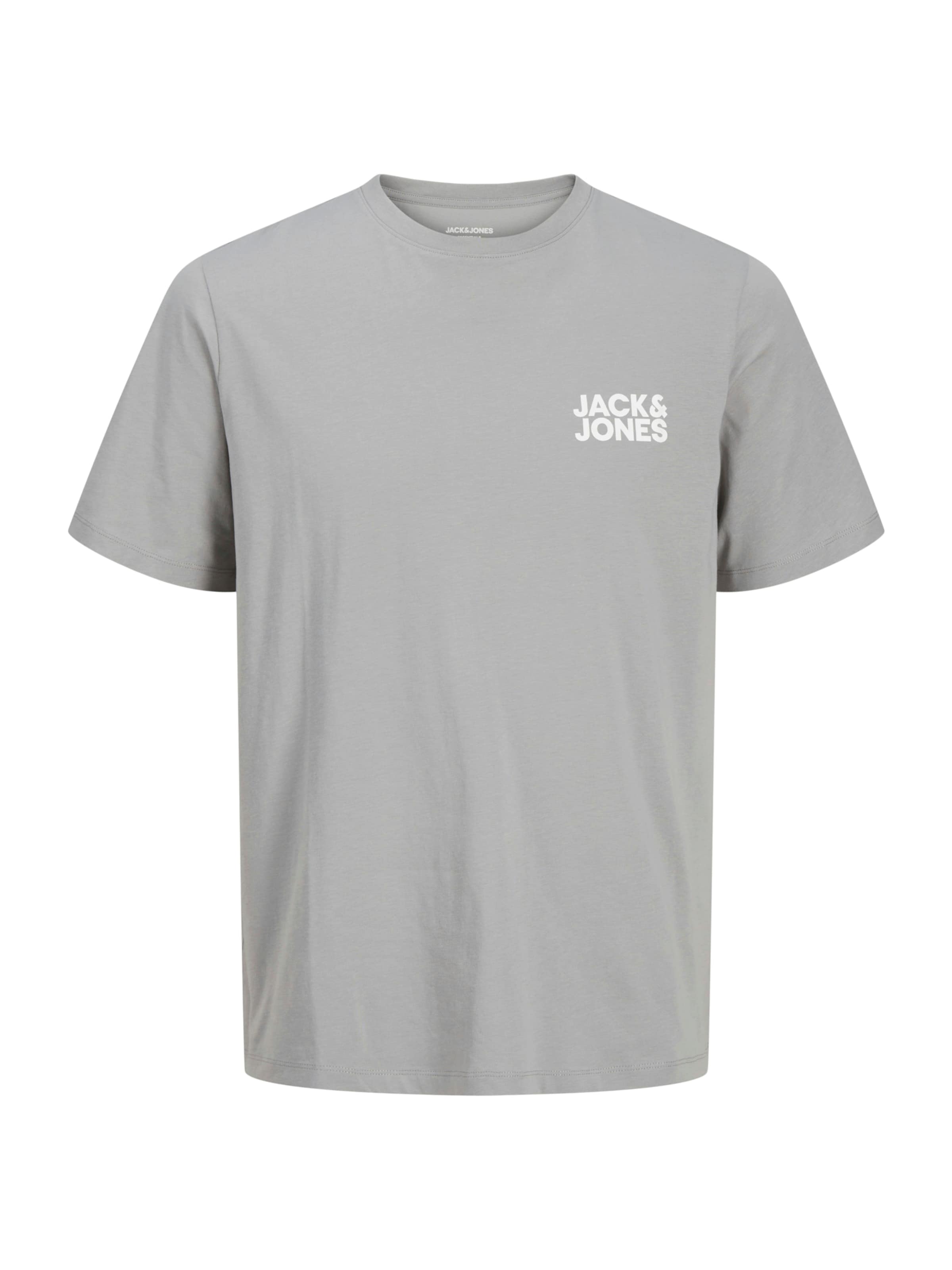 Jack & Jones Plus Bluser & t-shirts 'JJECorp' i grå: forside