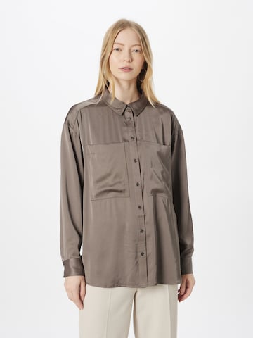 Soft Rebels Blouse 'Lucille Elsie' in Brown: front