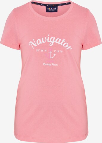 Navigator Shirt in Pink: front