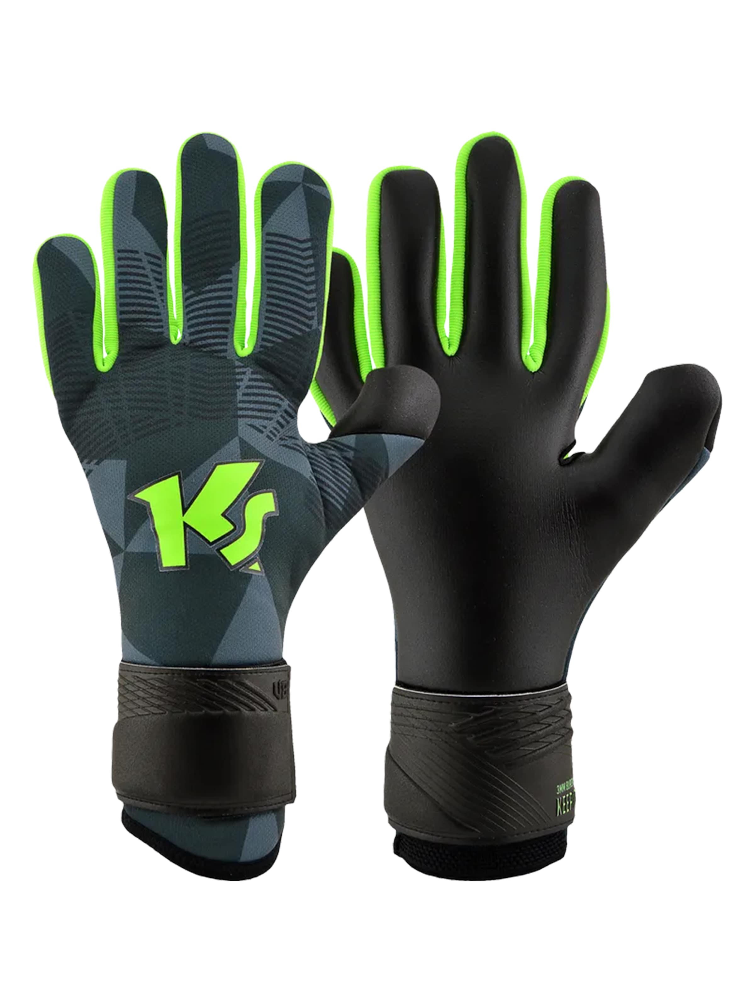 KEEPERsport Sporthandschuhe 'Challenge NC'‌‌‌‌‌‌‌‌ in Schwarz: Vorderseite