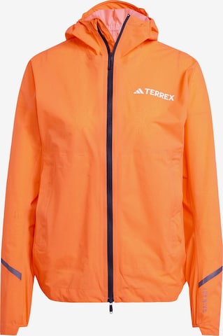 ADIDAS TERREX Outdoor Jacket 'Terrex Xperior' in Orange: front